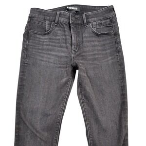 Express Womens Mid Rise Legging Stretch Jeans Dark Wash Size 6 Y2k‎ Preppy